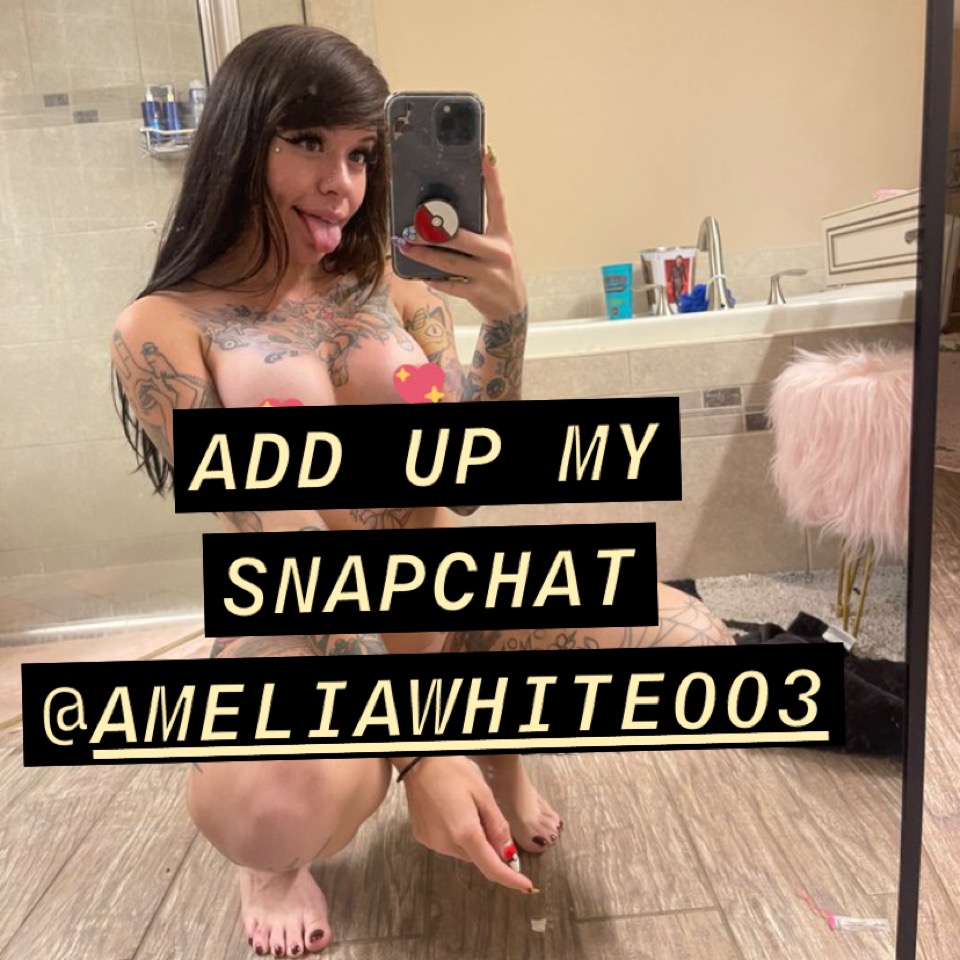 Add my Snapchat @Ameliawhite003   Am available for incall and outcal service